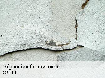 Réparation fissure murs