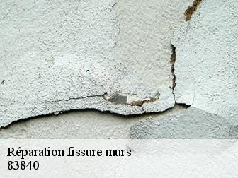 Réparation fissure murs