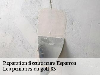 Réparation fissure murs esparron-83560 Les peintures du golf 83
