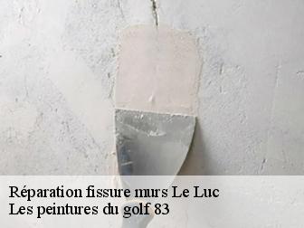 Réparation fissure murs  le-luc-83340 Les peintures du golf 83