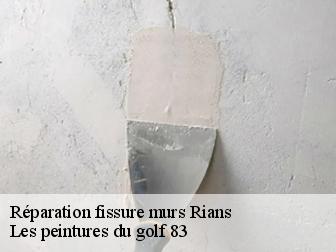 Réparation fissure murs  rians-83560 Les peintures du golf 83