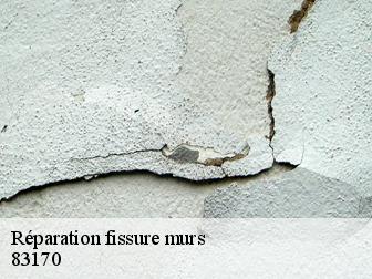 Réparation fissure murs