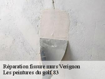 Réparation fissure murs verignon-83630 Les peintures du golf 83