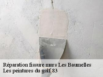 Réparation fissure murs les-baumelles-83270 Les peintures du golf 83