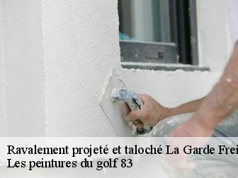 Ravalement projeté et taloché la-garde-freinet-83680 Les peintures du golf 83