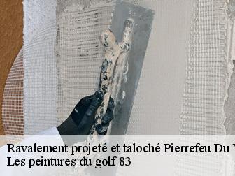 Ravalement projeté et taloché 83390