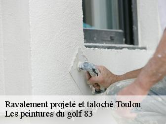 Ravalement projeté et taloché toulon-83000 Les peintures du golf 83