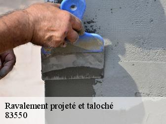Ravalement projeté et taloché  83550